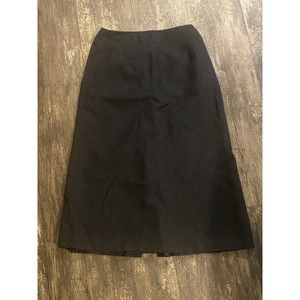 Vintage Talbots petites 100% pure new wool gray pencil skirt size 12 made in USA